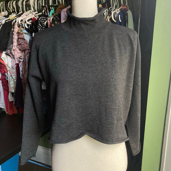Unbranded Sweaters - Women's 100% Virgin Wool Italian Sweater Gray Size L/XL